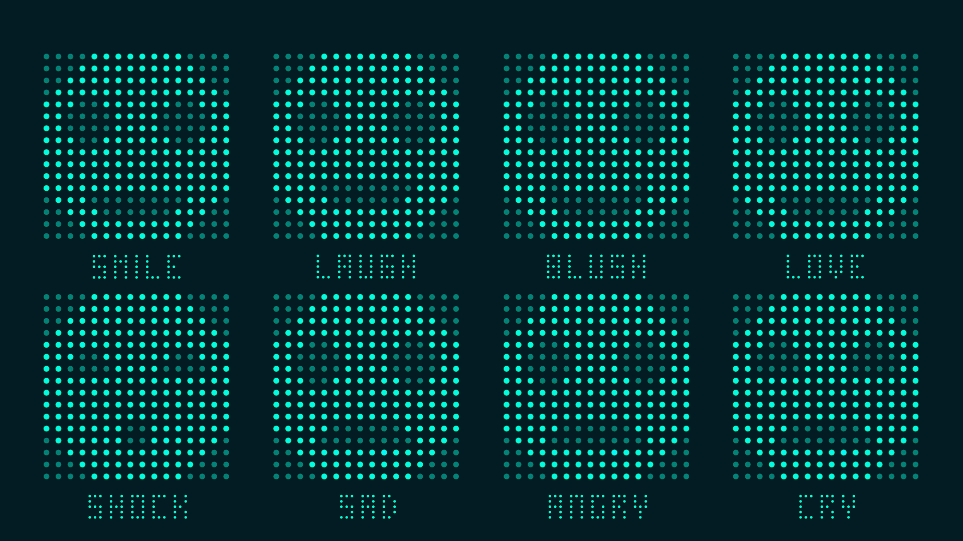 LED EMOJI SET GIF by bidesign — Steemit, image size:1920x1080