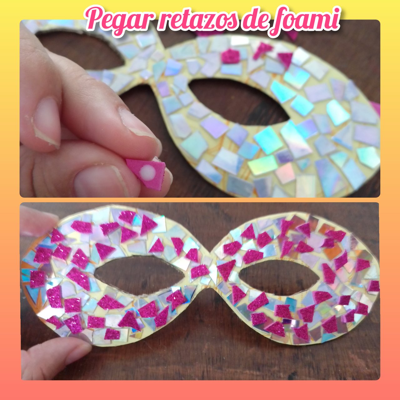 Concurso crea una máscara de carnaval con material reciclado por @naka05 —  Steemit, image size:1280x1280