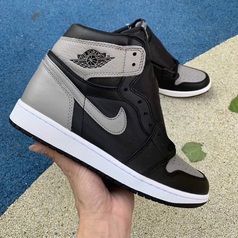 Air Jordan 1 'Shadow' Grey 2018 On Feet Mens GS Outfit Shoes