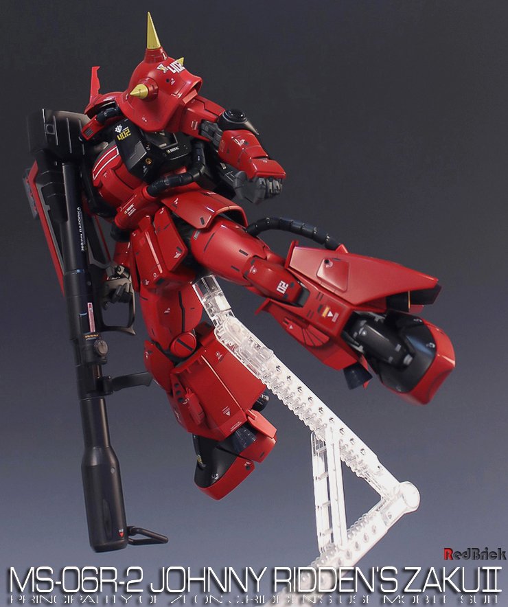 【在庫処分】 Johnny Ridden`s Zaku II ジョニー・ライデン専用 高機動型ザク アート・デザイン・音楽