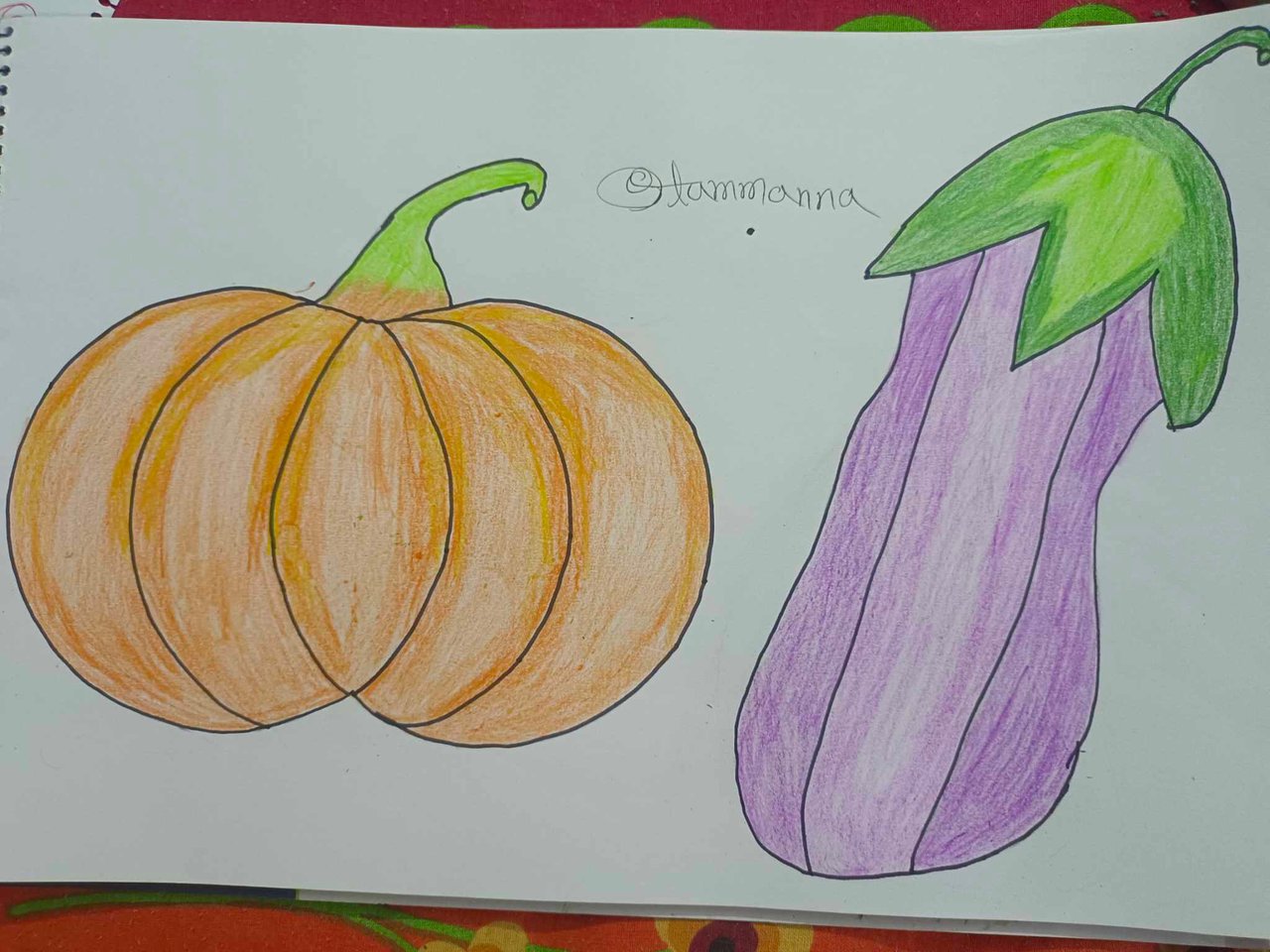 Color Pencil Drawing, New Competition (No.2) vegetable drawing — Steemit, image size:1280x960