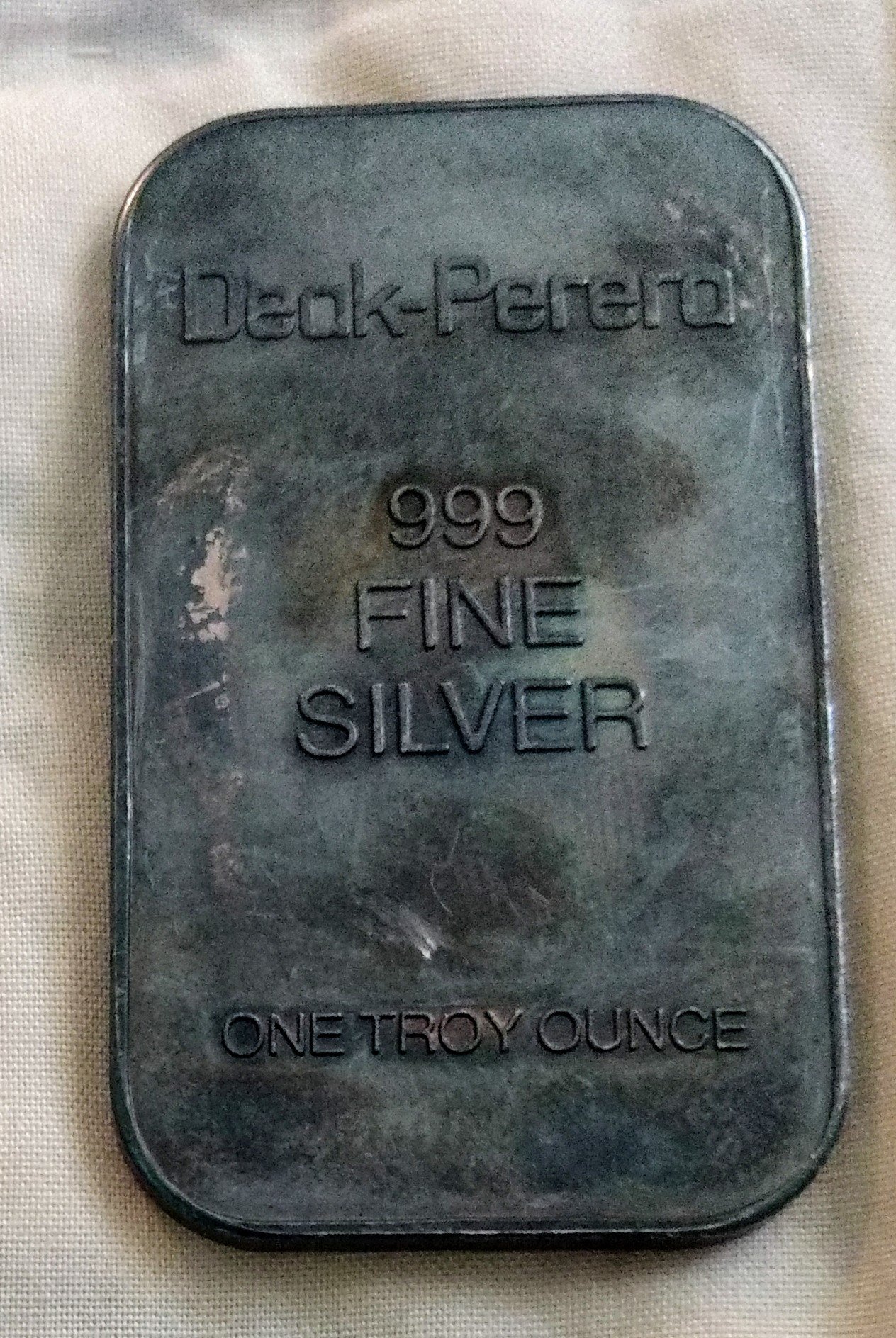 Deak-Perera 1 oz Silver Bar — Steemit