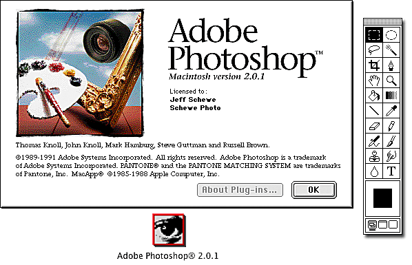 Adobe Photoshop 2.5 for Mac［英語版］ジャンク Adobe Photoshop 2.5 for Mac［英語版］ジャンク - メルカリ
