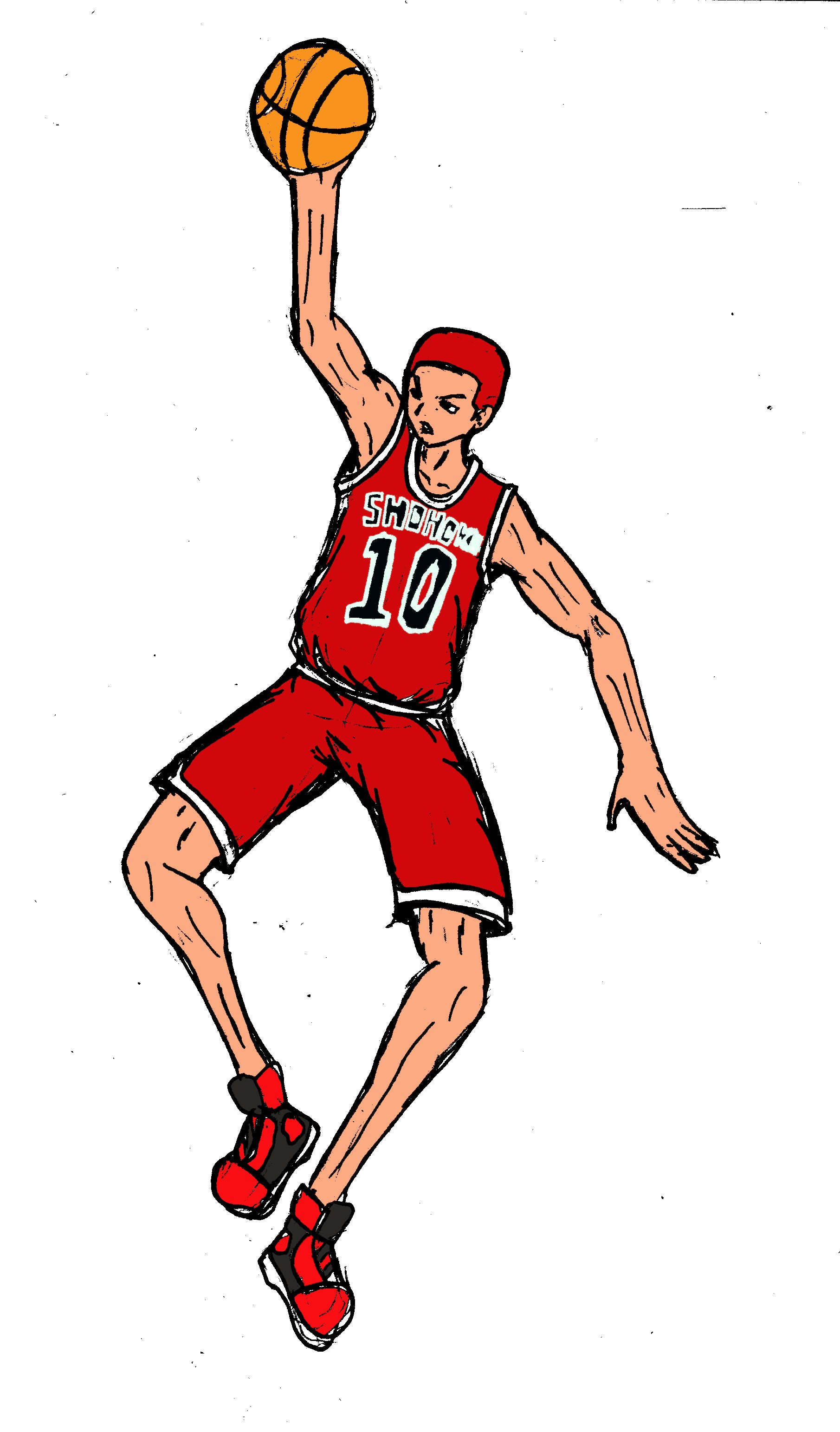 Slam Dunk - Sakuragi Hanamichi — Steemit, image size:1810x3083