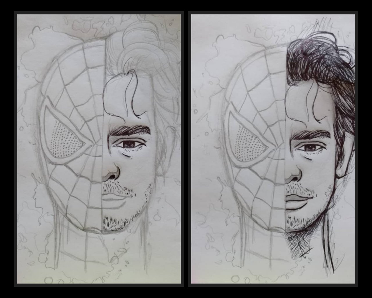 Martes de Artes// Las dos caras de Spiderman. — Steemit, image size:1280x1024