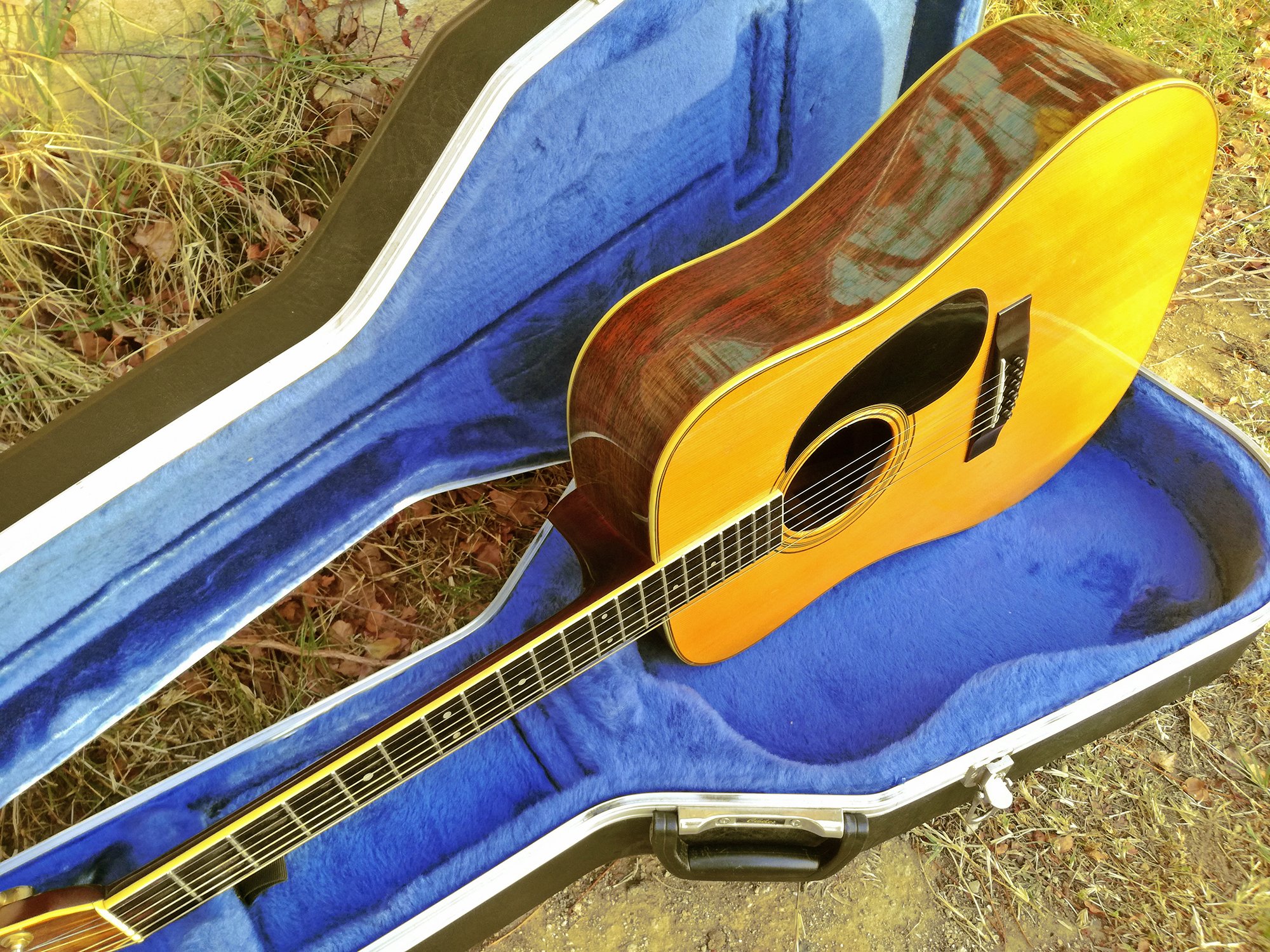 Here's my 1976 Japanese S. YAIRI acoustic guitar, with