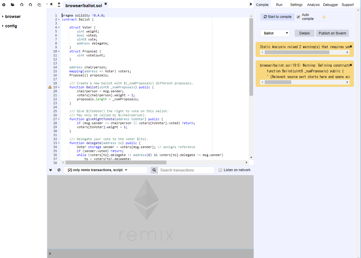 Ethereum] Smart Contract 개발을 위한 환경 세팅 (Remix, Ganache) — Steemit
