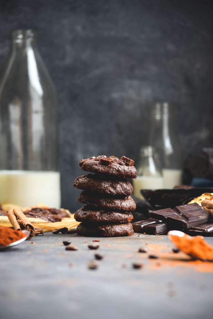 Chocolate Java Chip Spicy Fudge Cookies - FOOD PHOTO SHOOT — Steemit