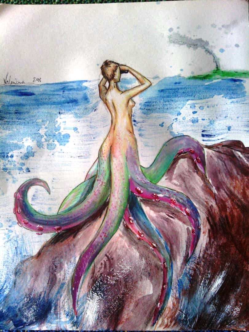 De Sirena a Pulpo — Steemit, image size:810x1080