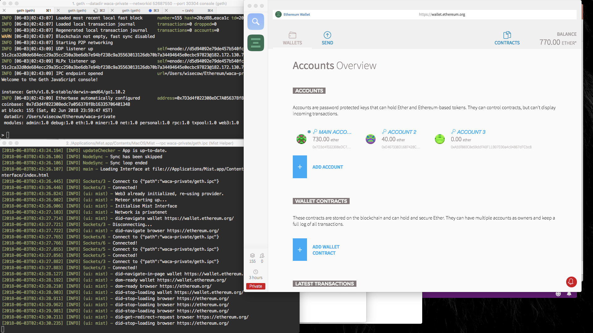 Ethereum01-01: 이더리움 개발환경 구축 (나만의 프라이빗 블록체인) — Steemit