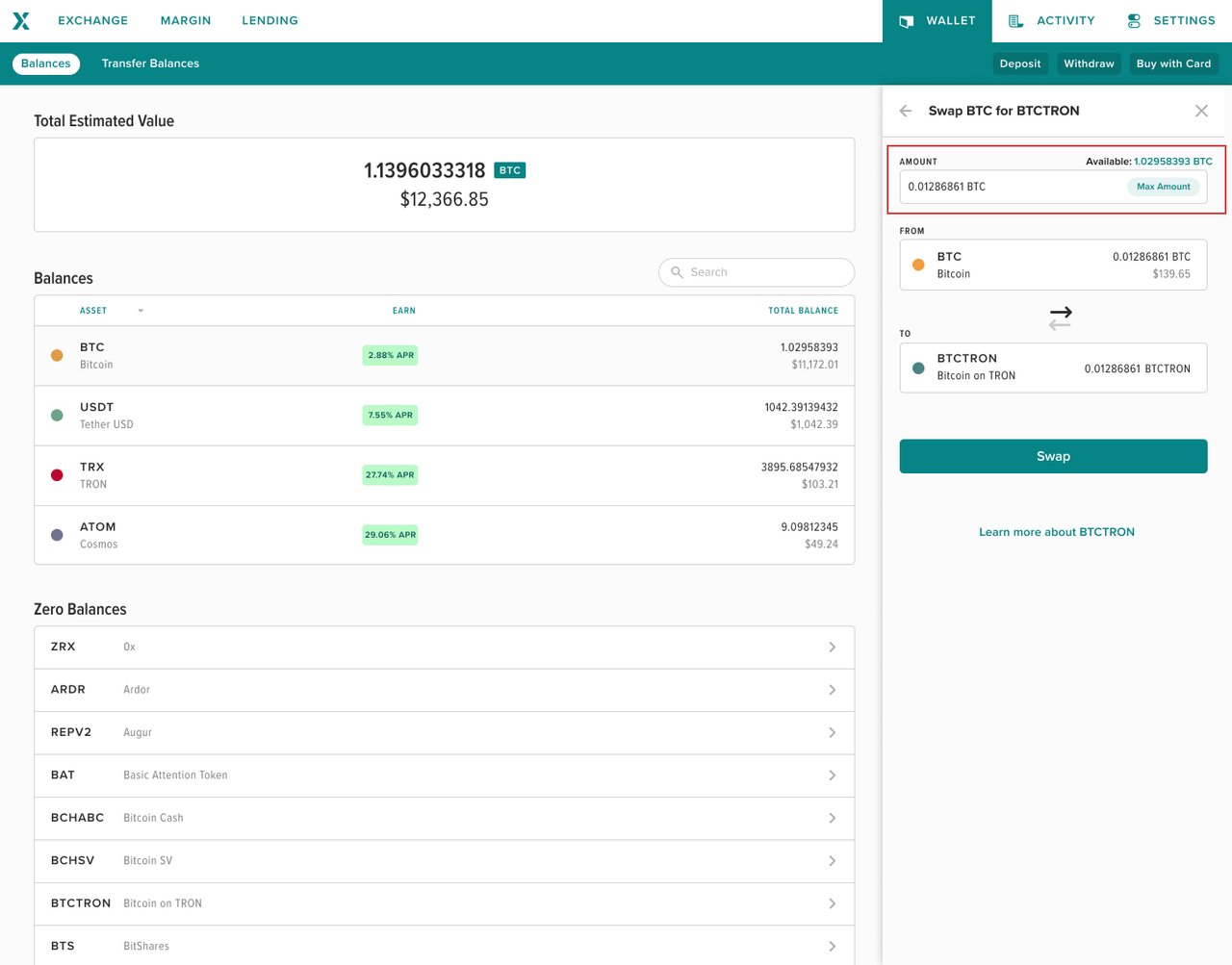 TRON] 트론 기반의 랩핑 비트코인 BTCTRON 출시 — Steemit