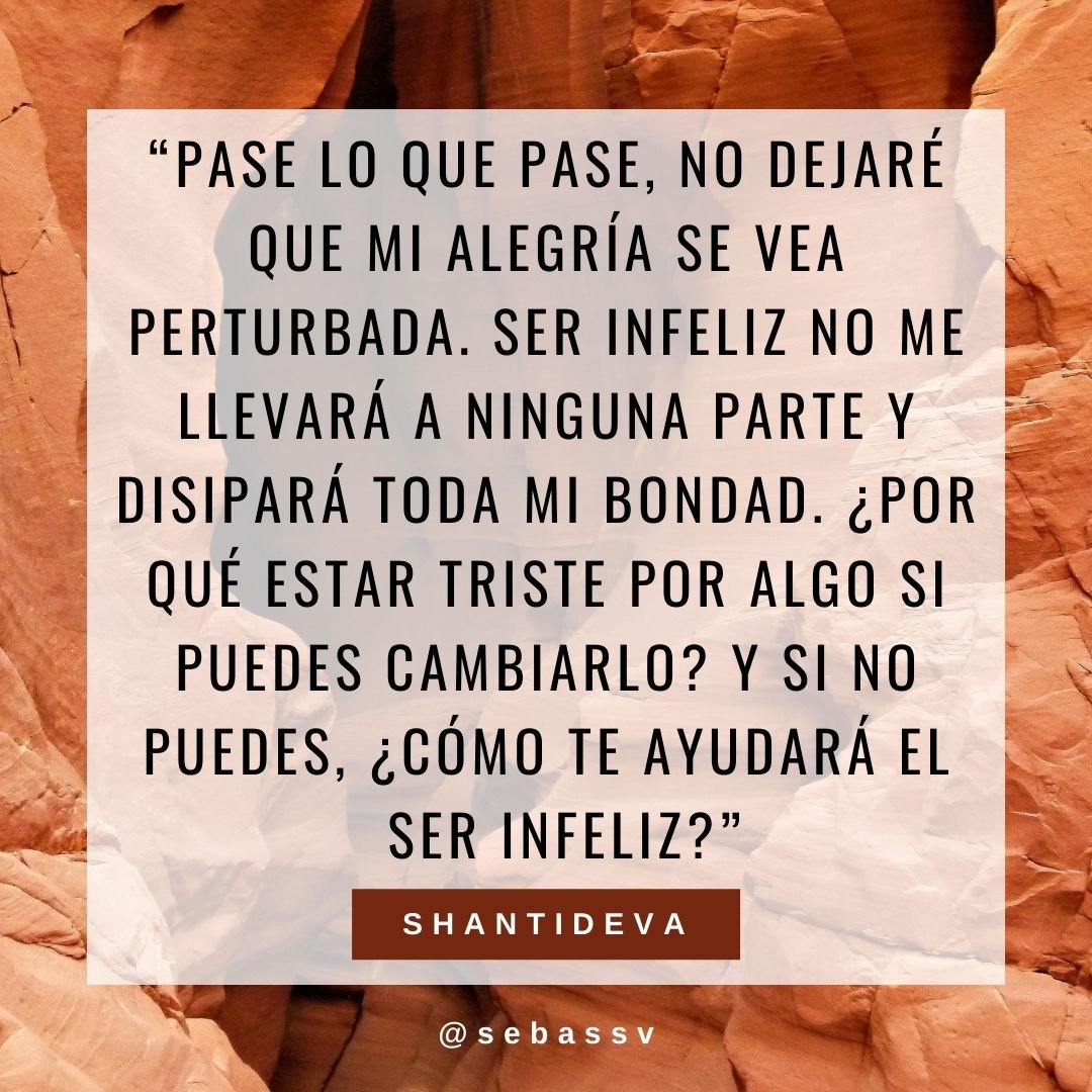 Uno de los mayores retos es aprender a vivir en soledad, para luego  disfrutar la compañía., image size:1080x1080