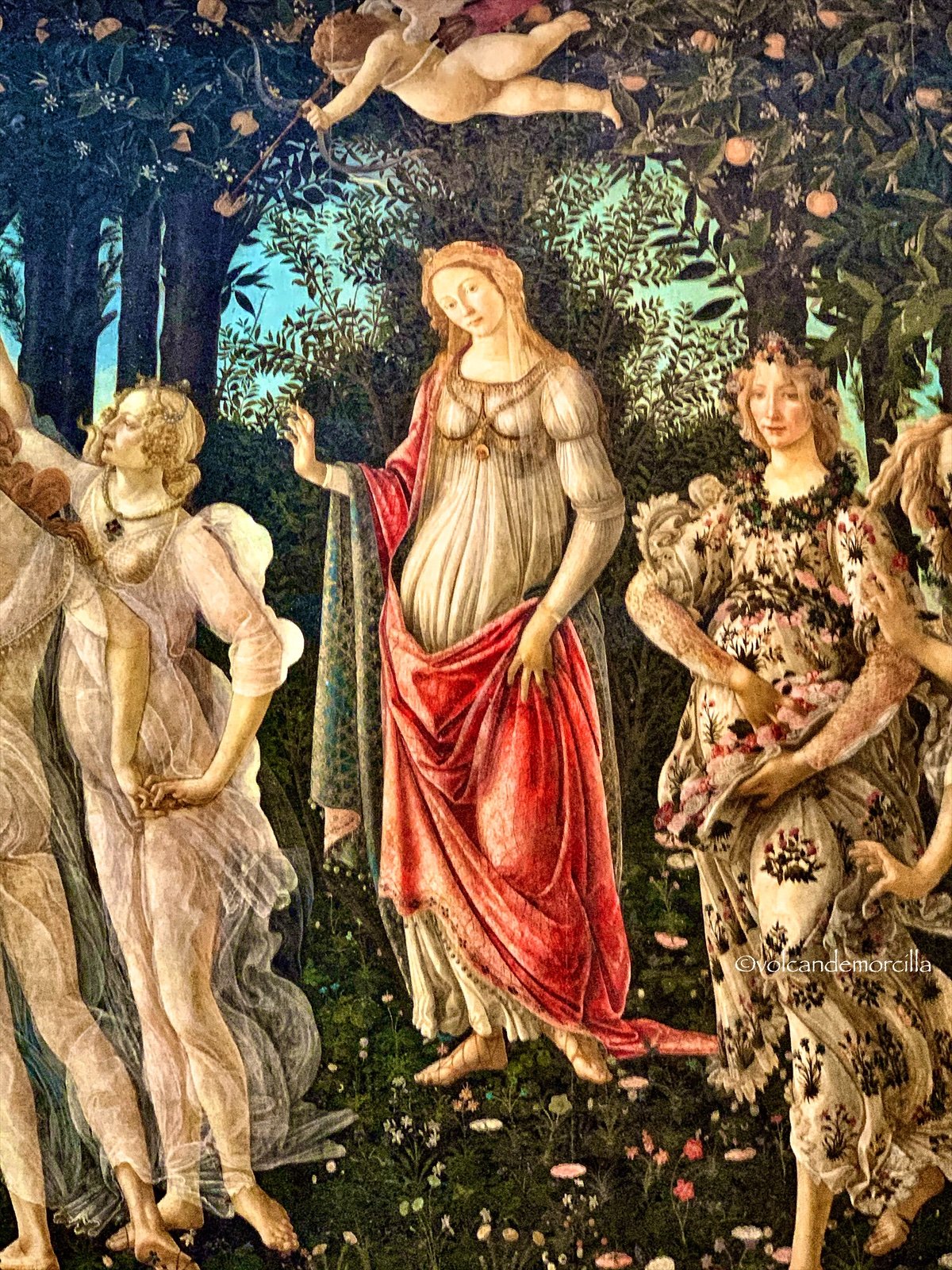 La Primavera de Botticelli. / Botticelli's Spring. — Steemit, image size:1200x1600