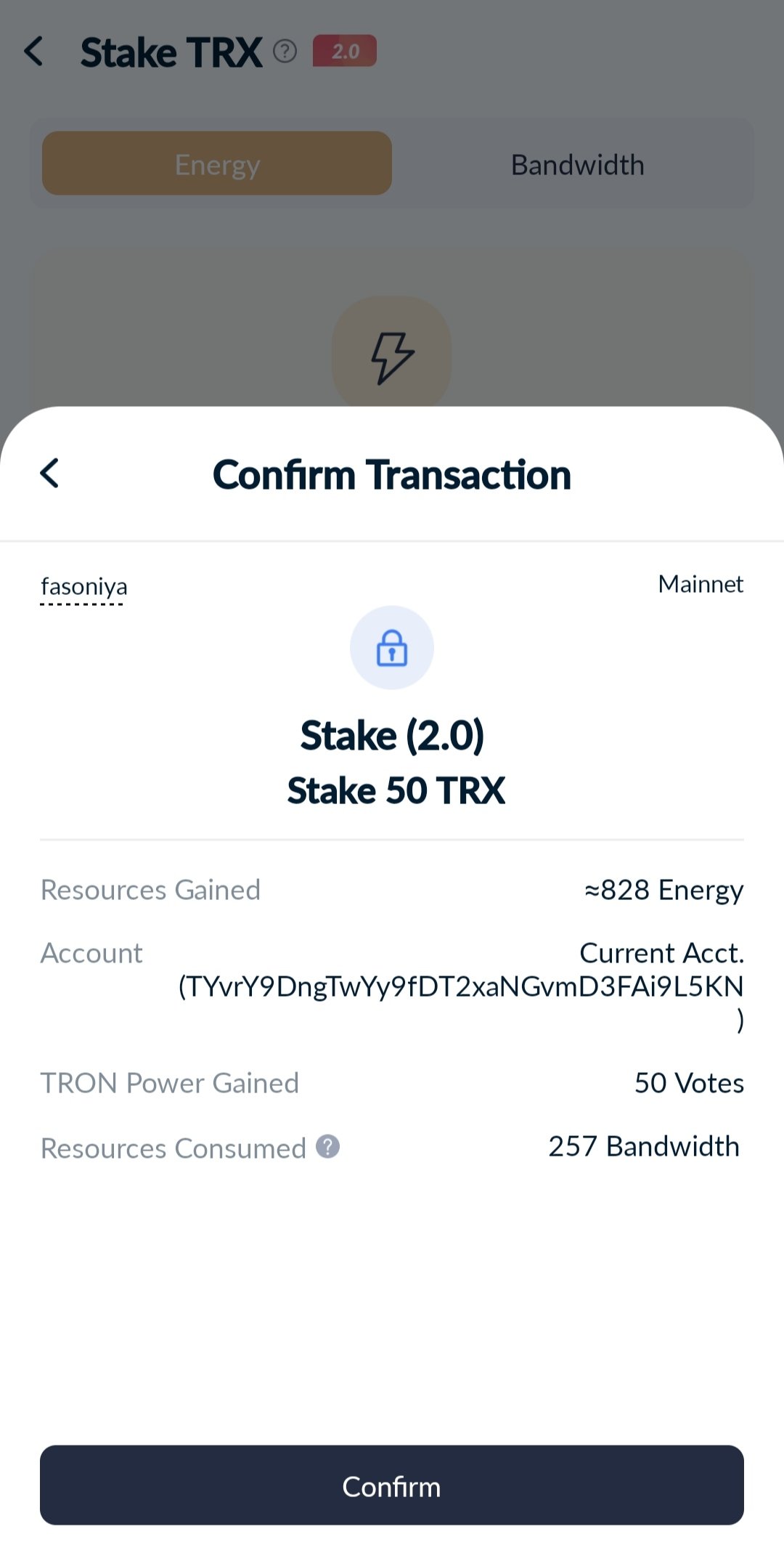 Friday Trx Initiative (Staking and Voting) 50 trx staking// Tron Fan Club//  10 % beneficiary to @tron-fan-club — Steemit