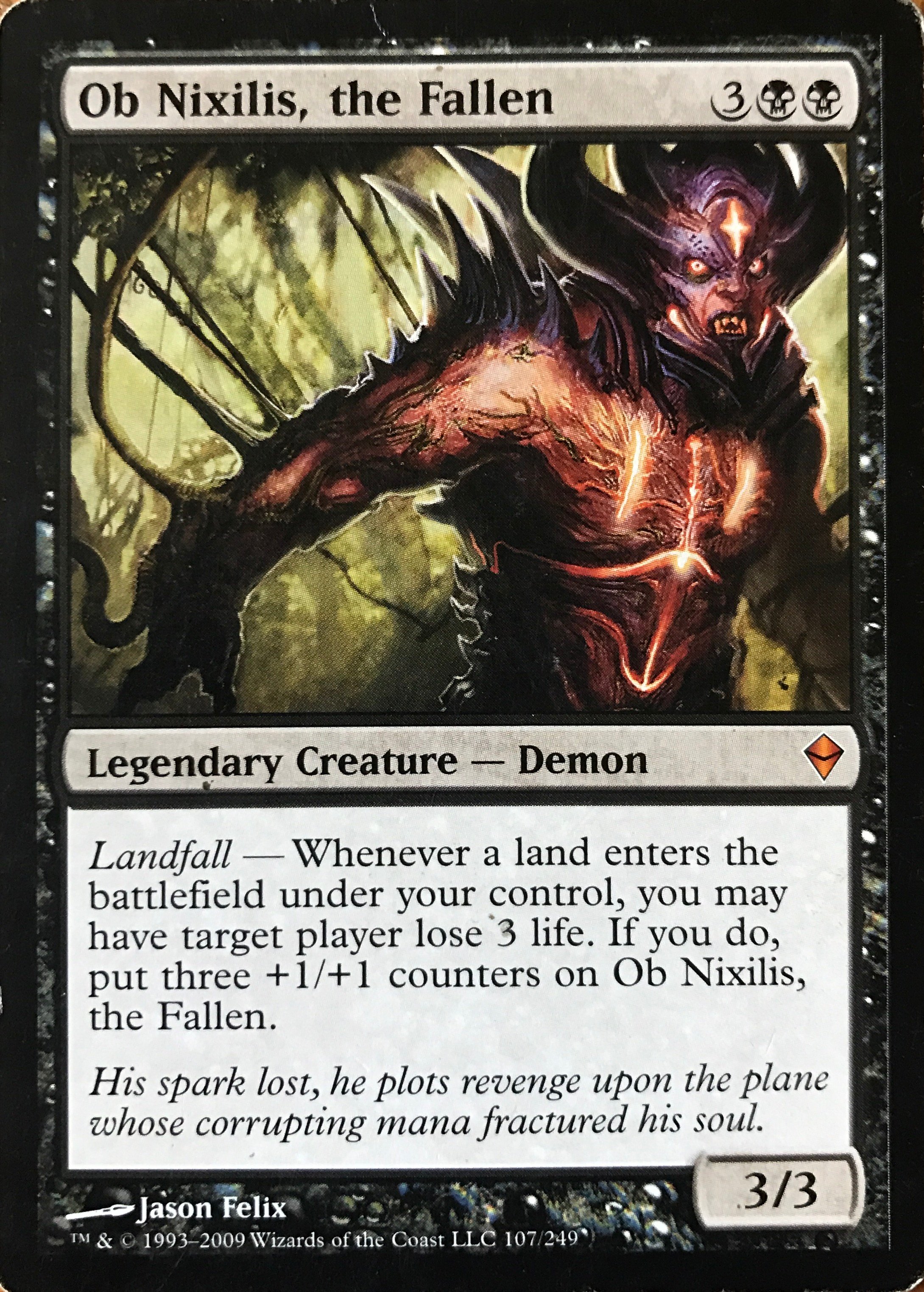 Magic: The Gathering -- Brutal Mono-Black Combo: Ob Nixilis