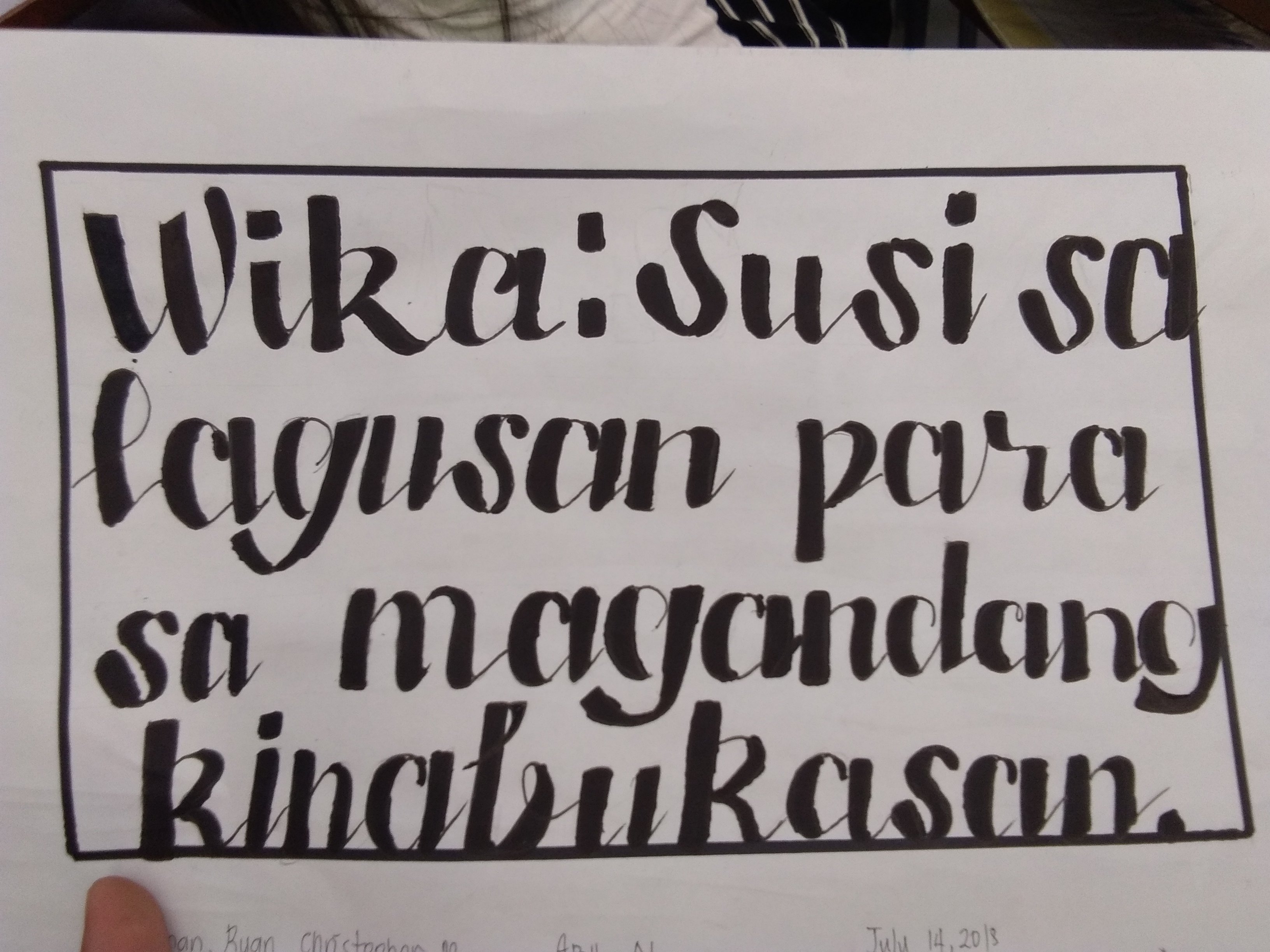Slogan Para sa Wikang Filipino — Steemit, image size:3264x2448