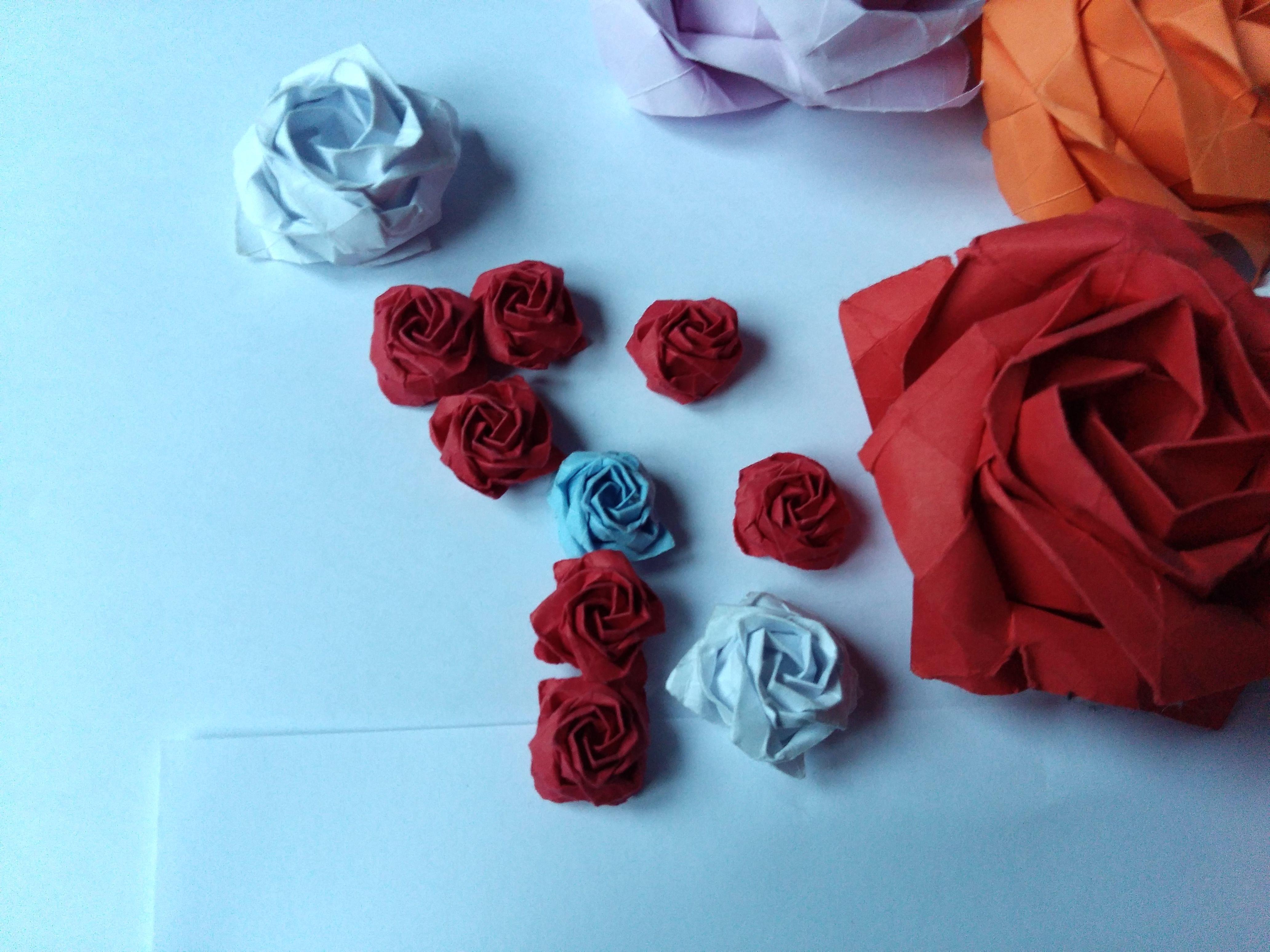 Origami Rose Bouquet — Steemit, image size:4128x3096