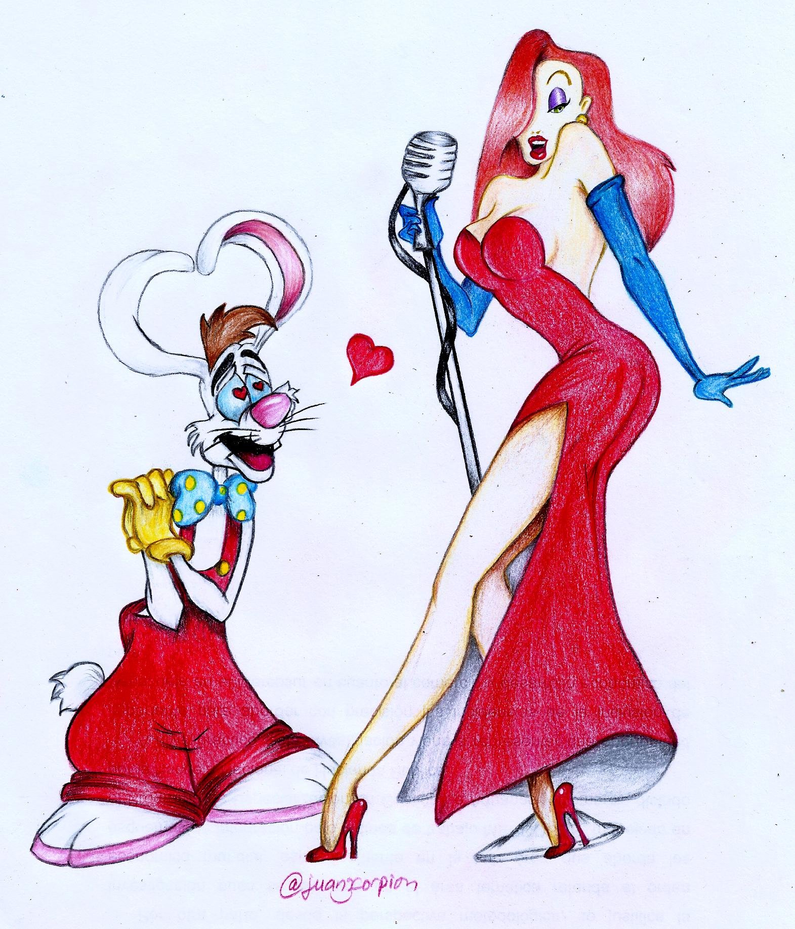 Red Dress Looney Tunes Jessica Rabbit Carnevale ART CONTEST PAUSE