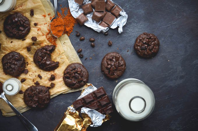 Chocolate Java Chip Spicy Fudge Cookies - FOOD PHOTO SHOOT — Steemit