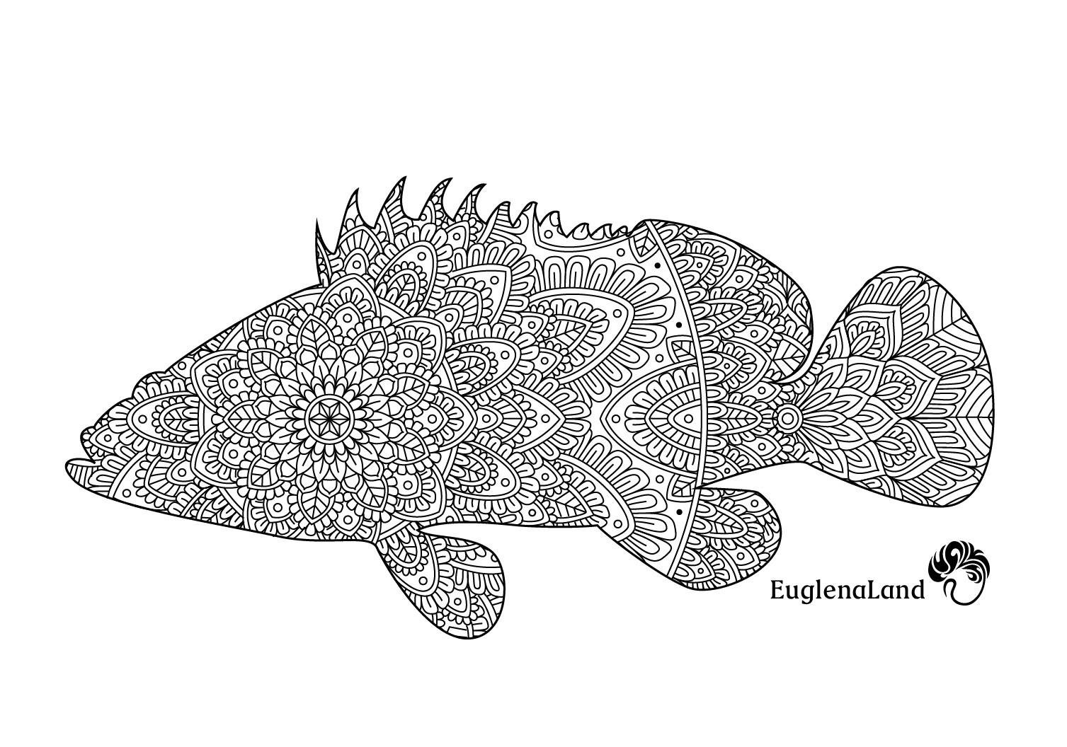 絵画　魚 45399895-stylized-fish-design.jpg