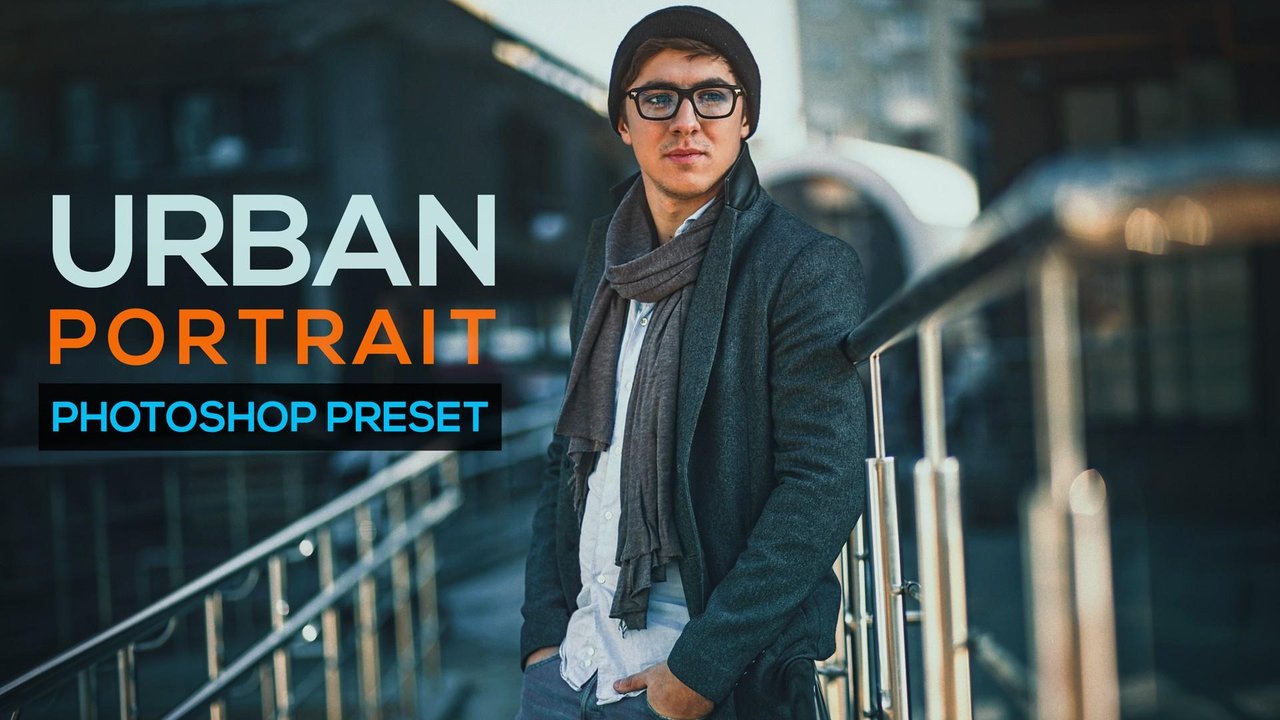 How to Edit Urban Portrait Photography [Free Preset] Photoshop Tutorial  [Photo Effects] — Steemit, image size:1280x720