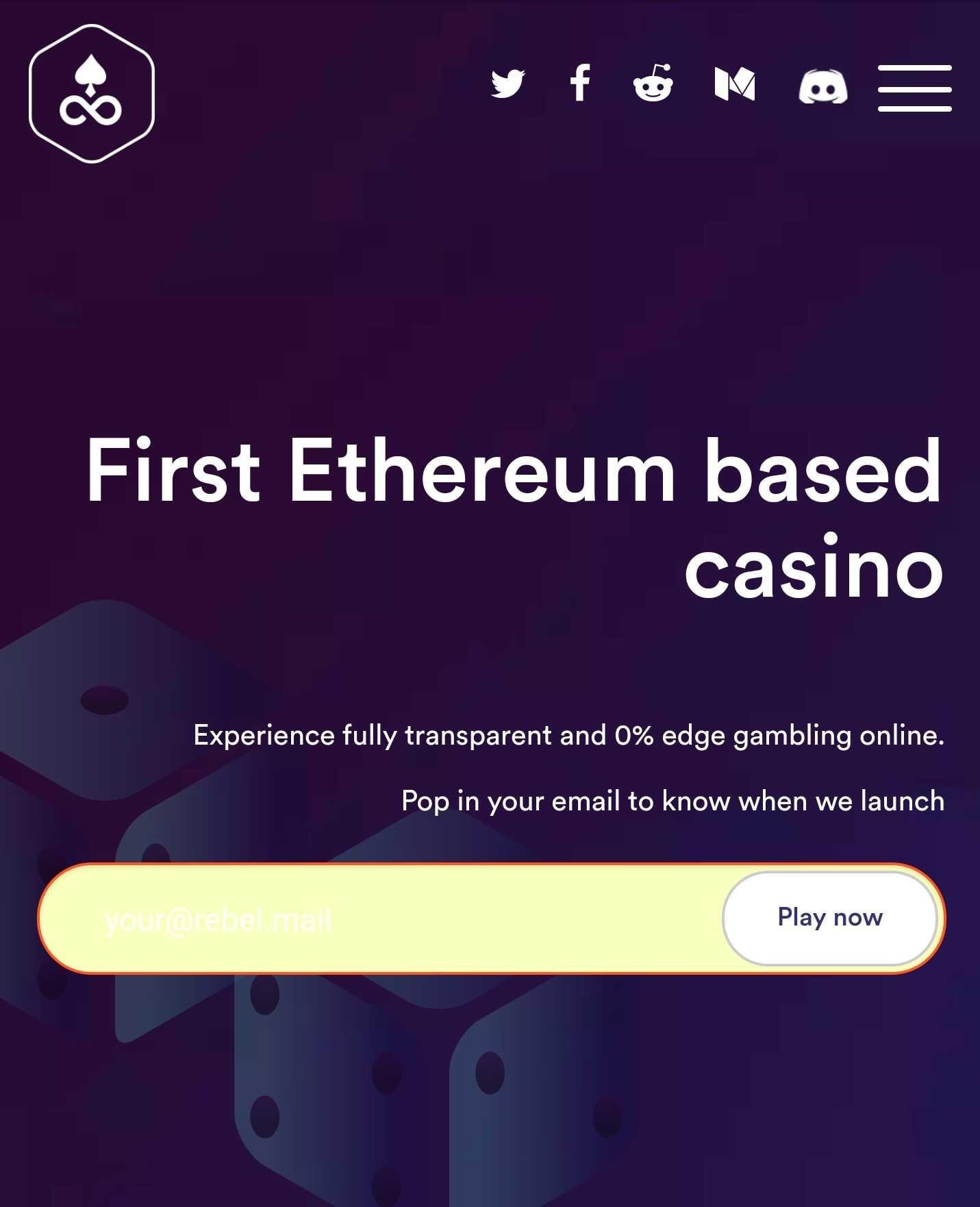 First Ethereum based casino - 이더리움 기반 카지노 — Steemit