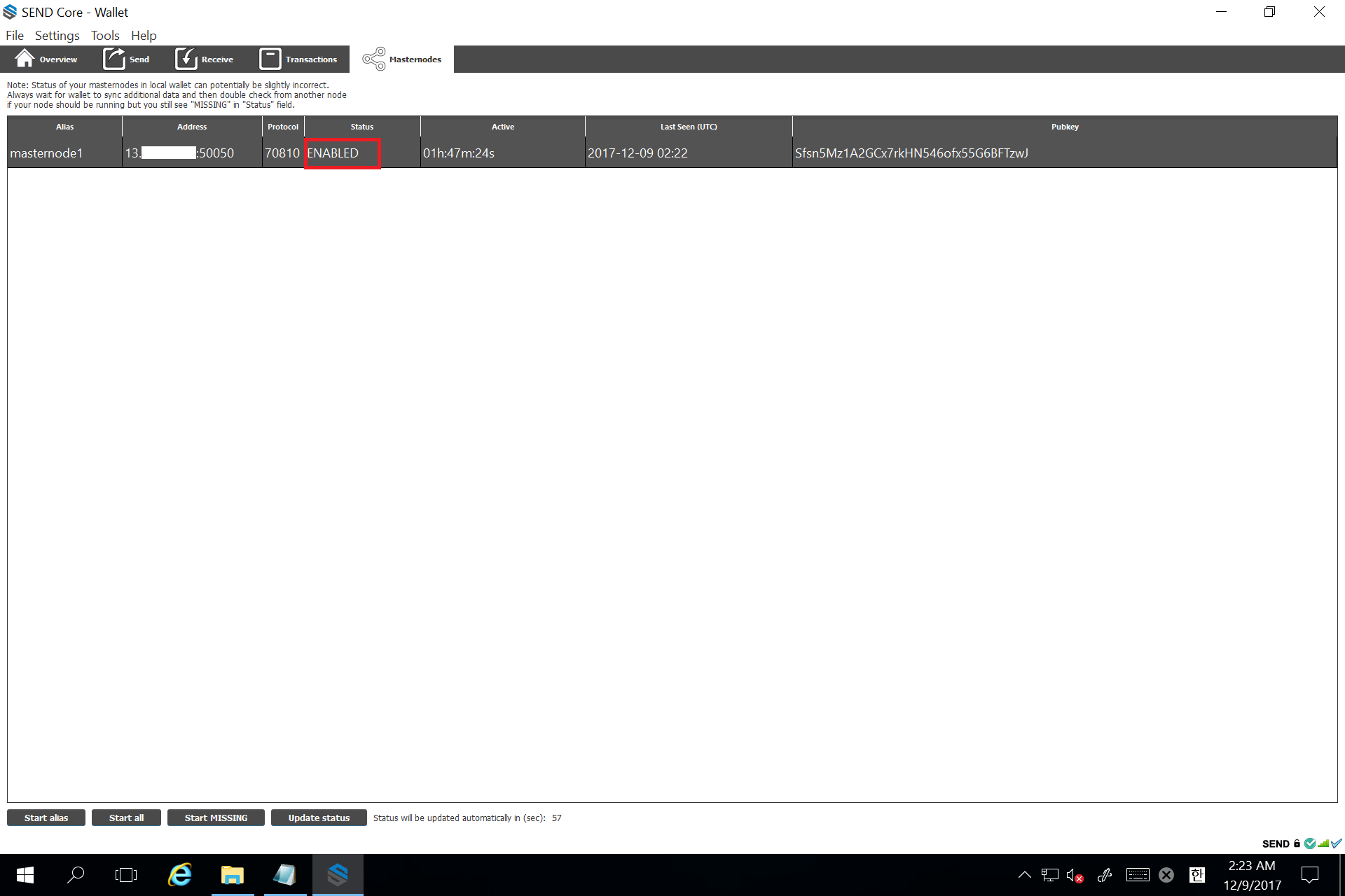 Social Send 코인 마스터노드 설정방법 (윈도우용) — Steemit