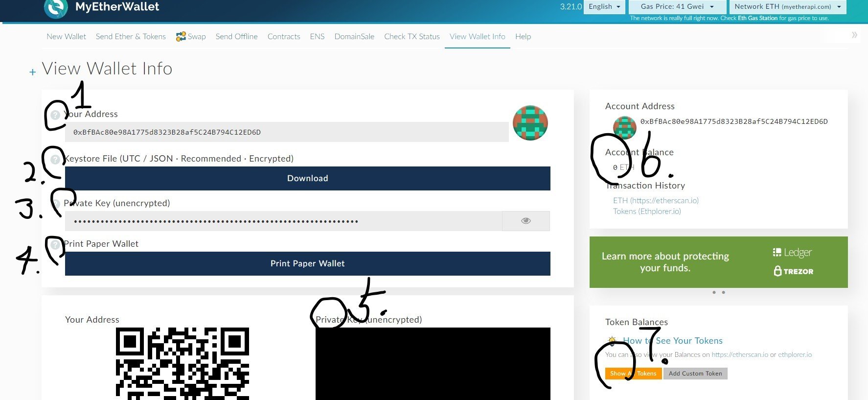 마이이더월렛(myetherwallet) 사용법 2탄 - 내 지갑 보기 & Tx — Steemit