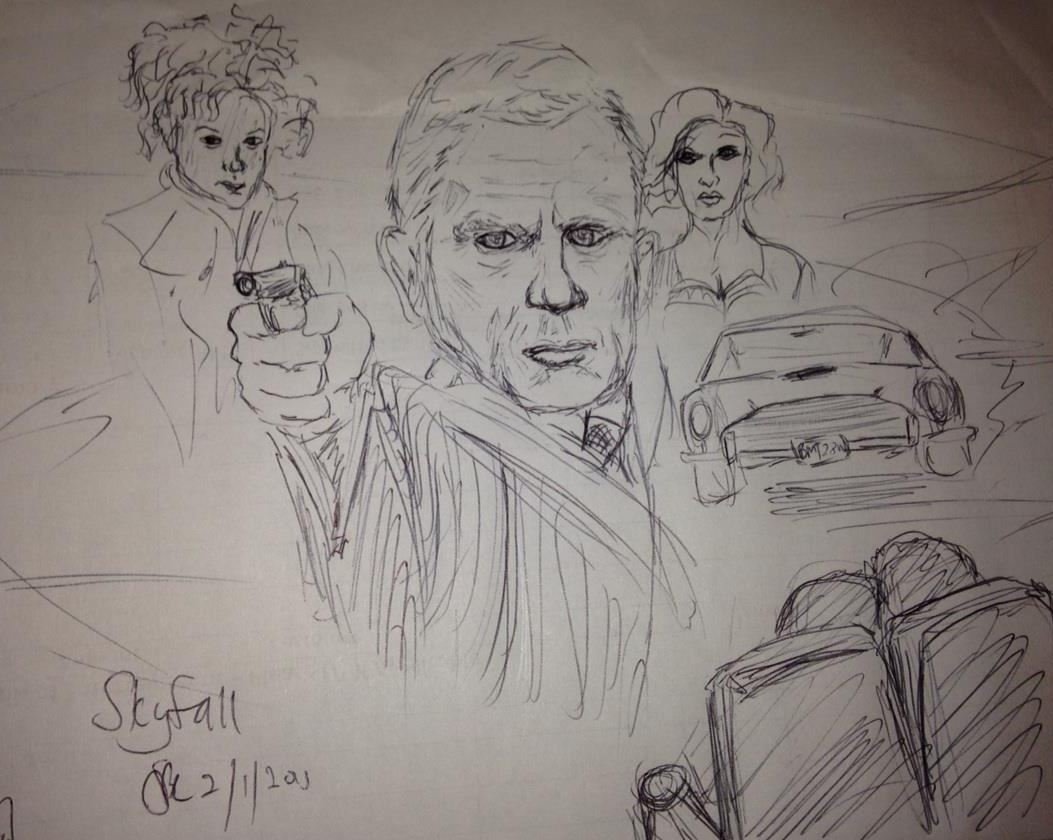 My Name is Bond, James Bond アート作品 Original on Wood 007