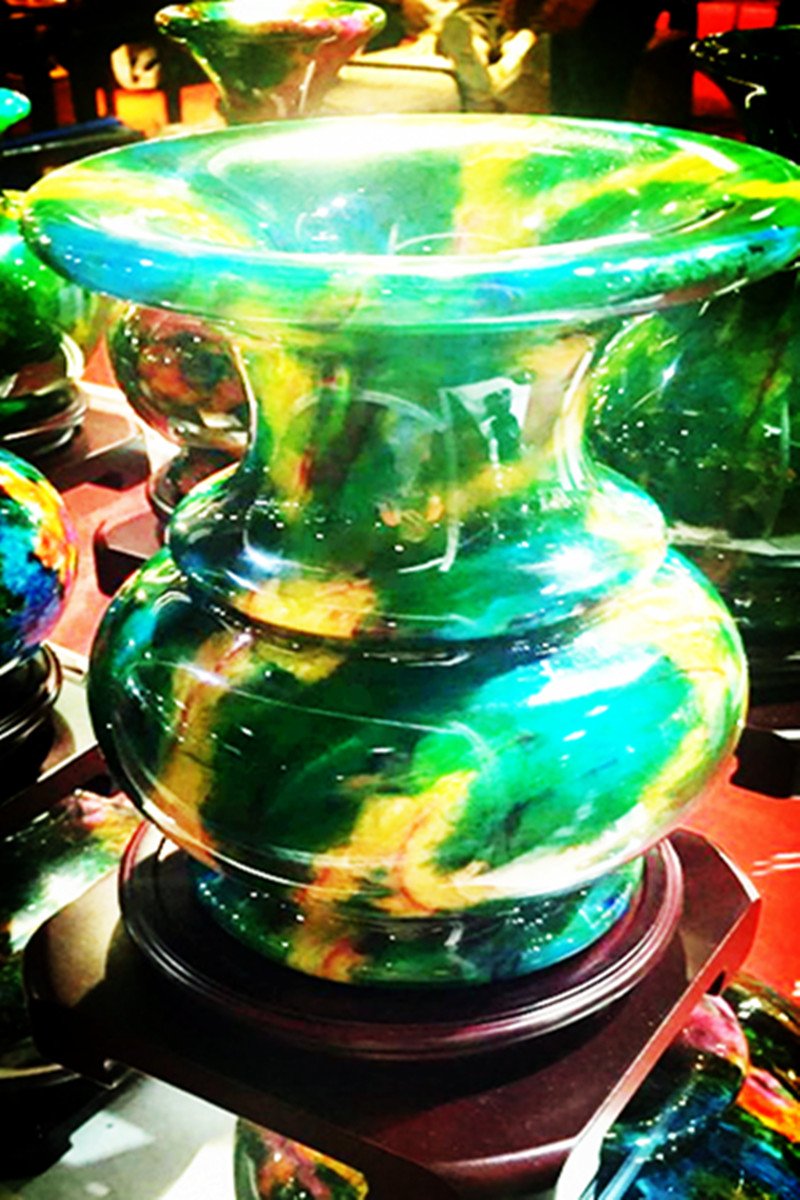 Amazing Taiwan colorful jade ！ 令人惊叹的台湾七彩玉！ — Steemit