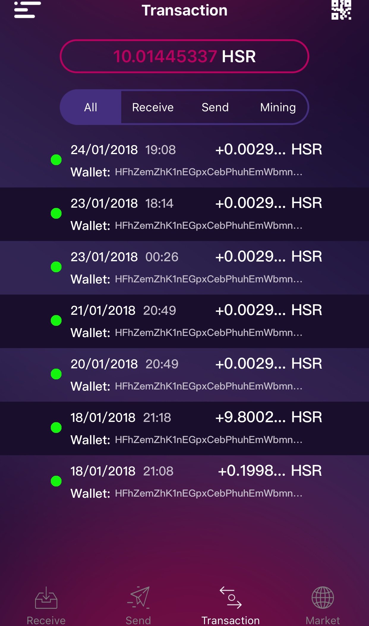 HSR 코인 - iOS 어플 및 지갑다운 방법 / POS 이자율 — Steemit
