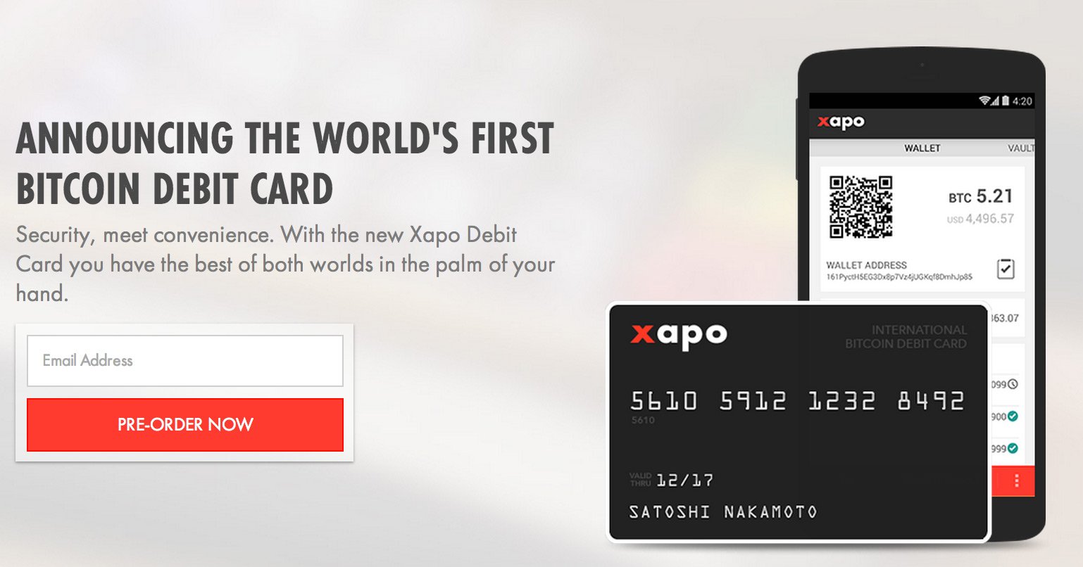 BRINGING BITCOIN TO EVERYDAY LIFE WITH THE XAPO BTC DEBIT CARD — Steemit