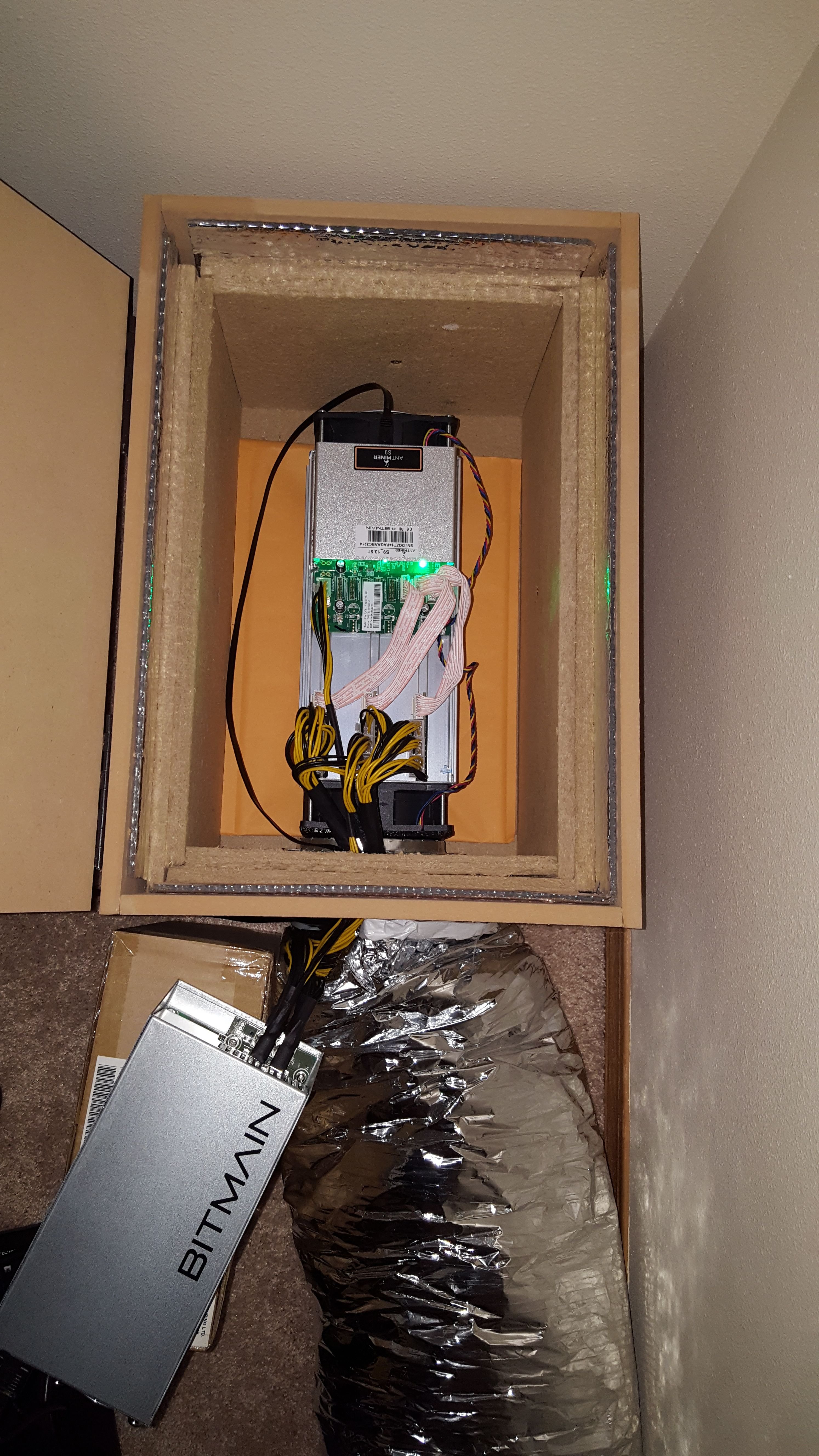 비트코인 채굴기 s9 우리집 난방을 책임지다 — Steemit