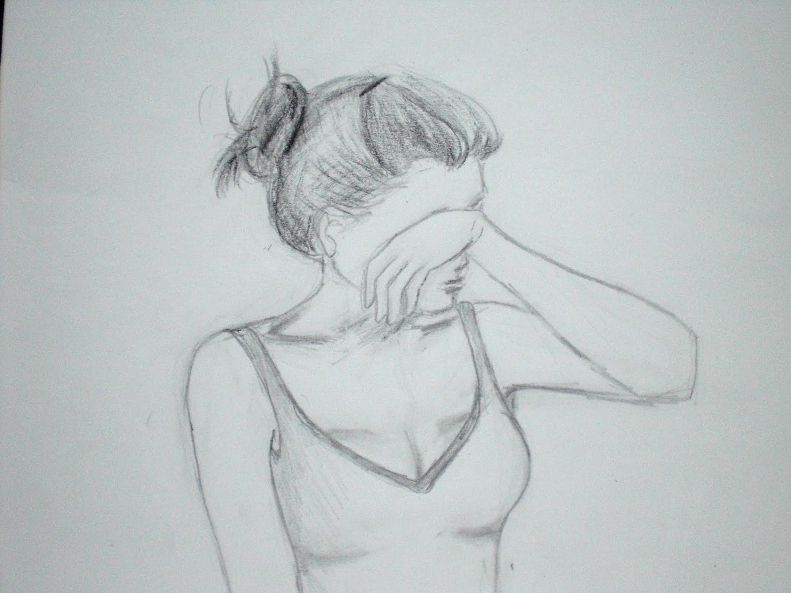 20 Easy Sad Drawings - Deep Sad Drawing Ideas - Blitsy, image size:1600x1200