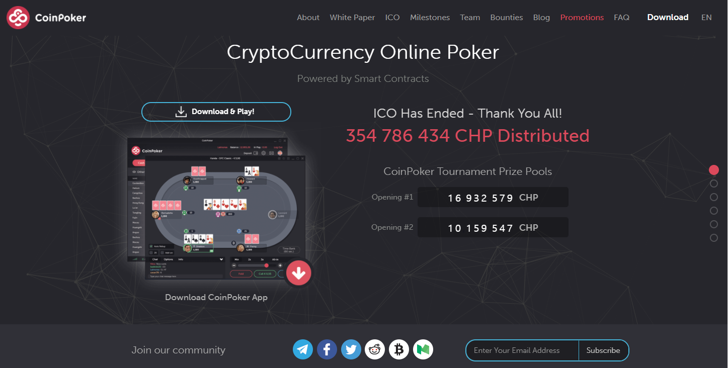 22편 코인포커와 Coinpoker토큰 ICO에 대해 알아볼게요 — Steemit