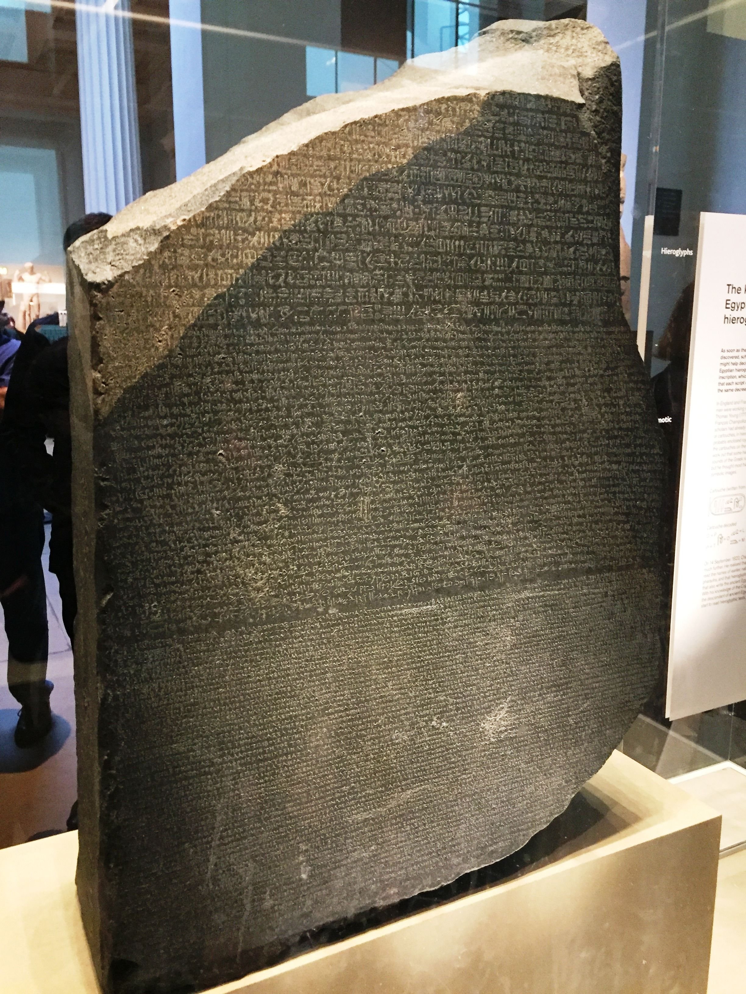 The Rosetta Stone in the British museum. — Steemit