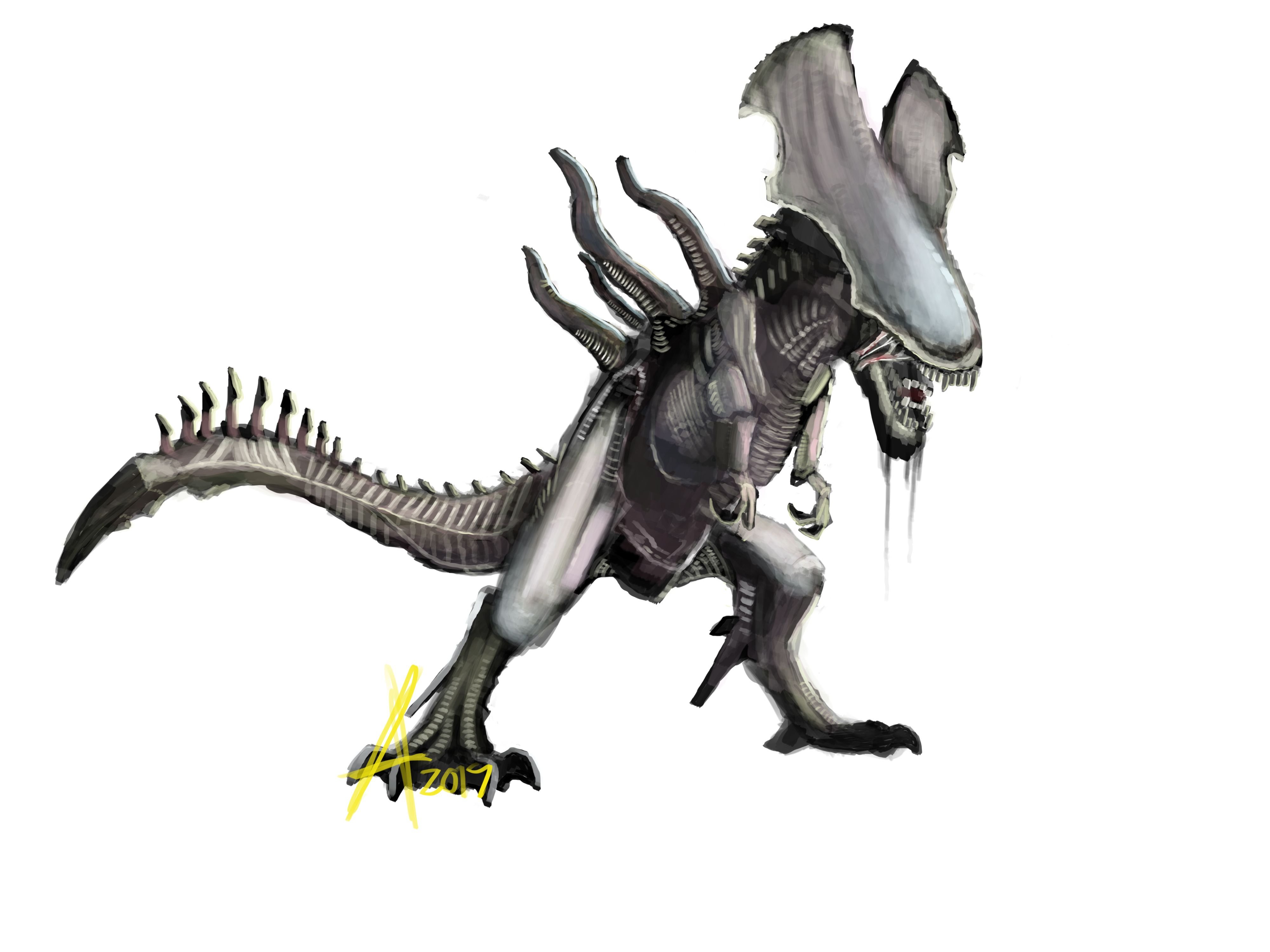 Alien Trex — Steemit, image size:4000x3000