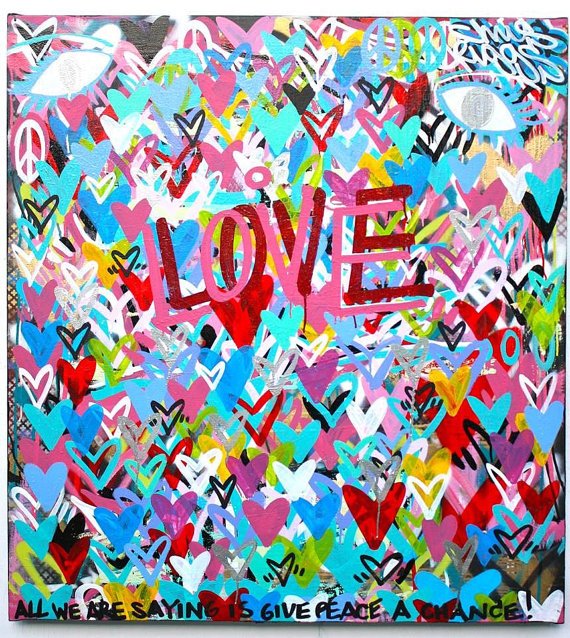 CHRIS RIGGS Original abstract fine art painting 48