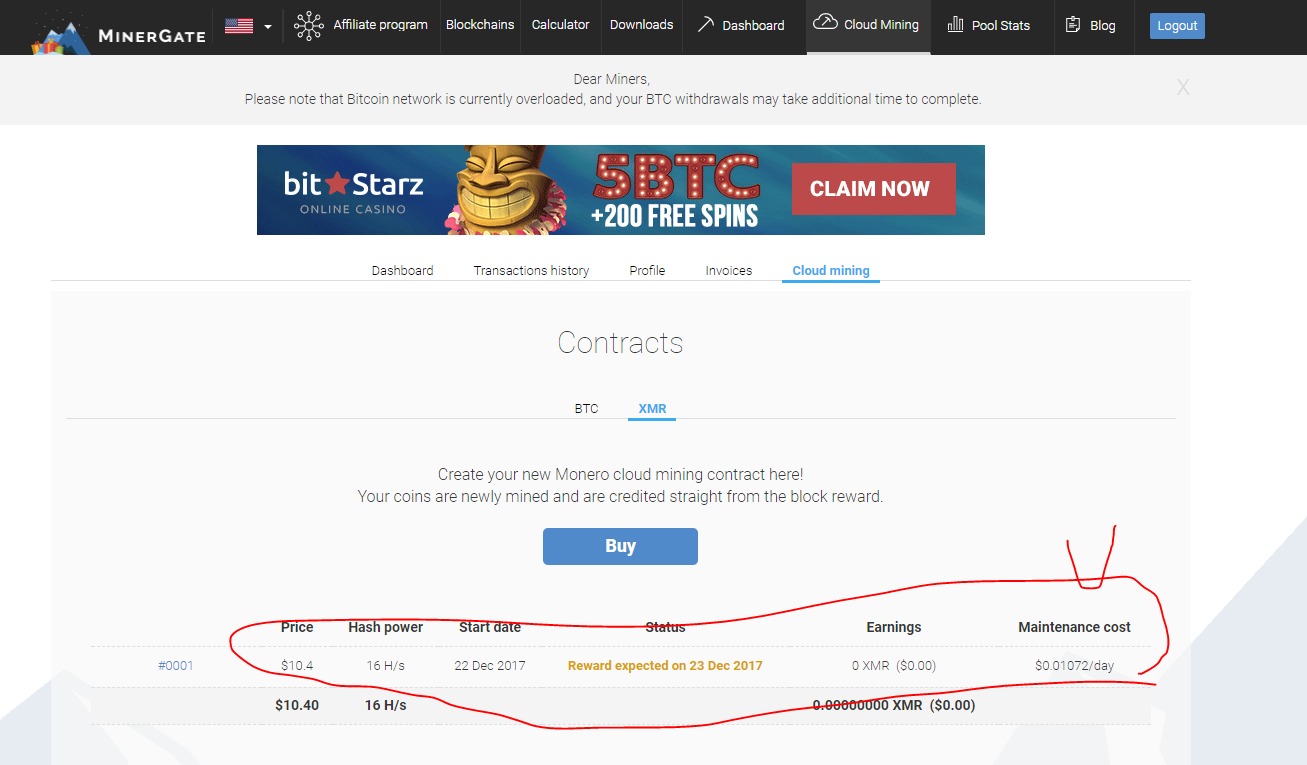 클라우드 마이닝 보충 : 마이너게이트에서 클라우드 마이닝(Cloud mining) 이용하기 — Steemit