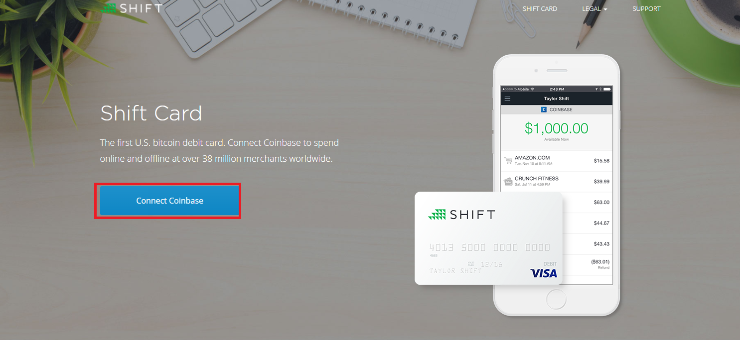 코인베이스(CoinBase) 시프트 (SHIFT) 데빗 비자카드 만들기 — Steemit