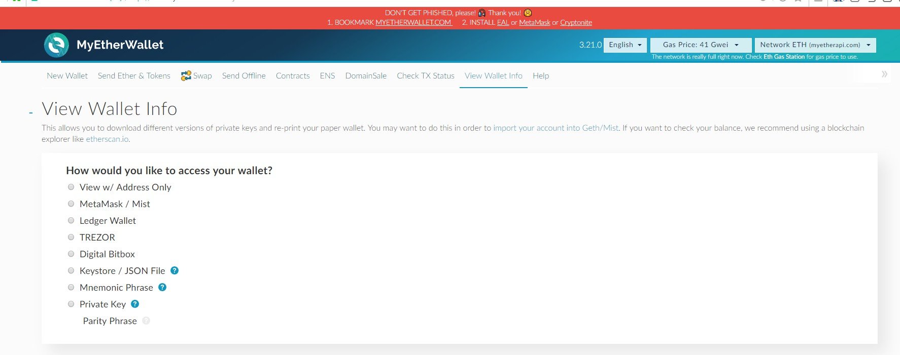 마이이더월렛(myetherwallet) 사용법 2탄 - 내 지갑 보기 & Tx — Steemit