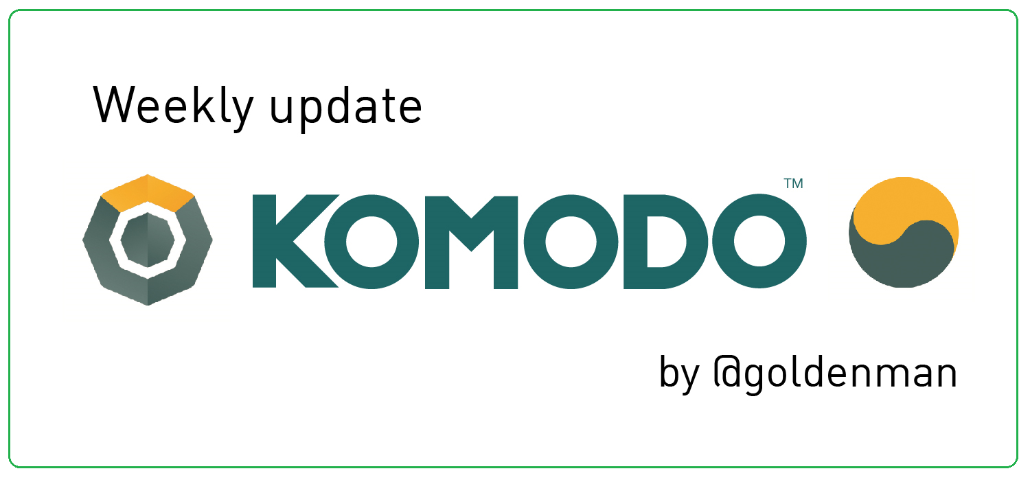KMD] 주간 코모도 - 2018년 4월 4째주 — Steemit