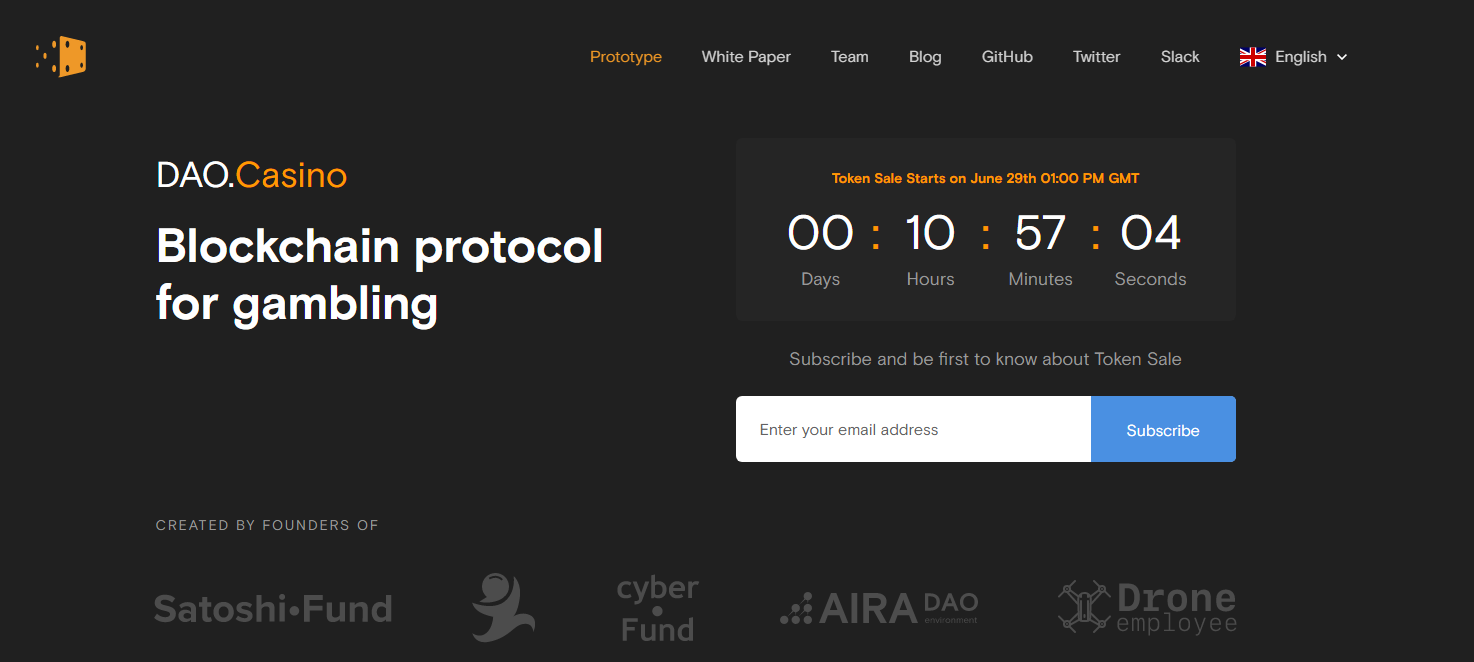 다오카지노ICO..오늘 입니다.(Dao casino ICO) — Steemit