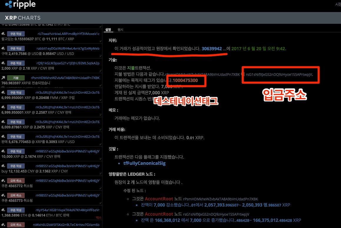 빗썸 리플 입금지연 / 입금확인불가에 대해서...(찾는 방법 첨부) 대형거래소의 불신... — Steemit