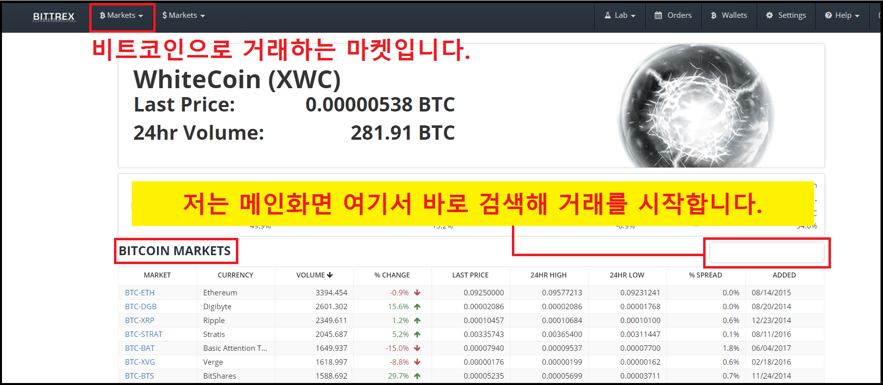 Y의 가상화폐 기본] 비트렉스 (bittrex) 거래하기 (transaction) ! — Steemit