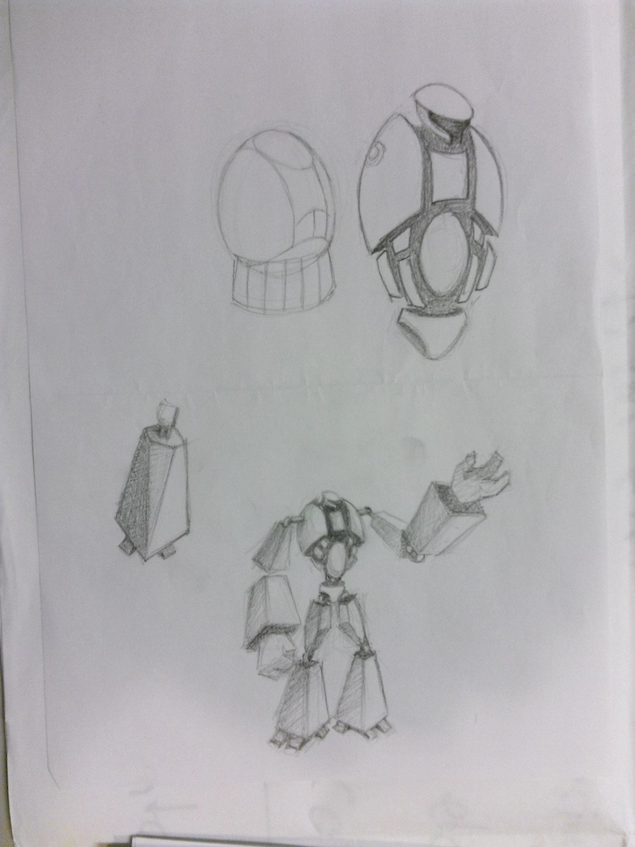 First robot designs