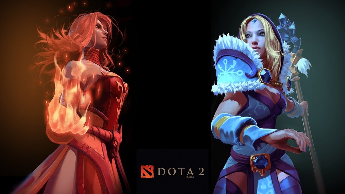 Story Hero Dota 2 Lina And Rylai Two Sisters Who Never Got