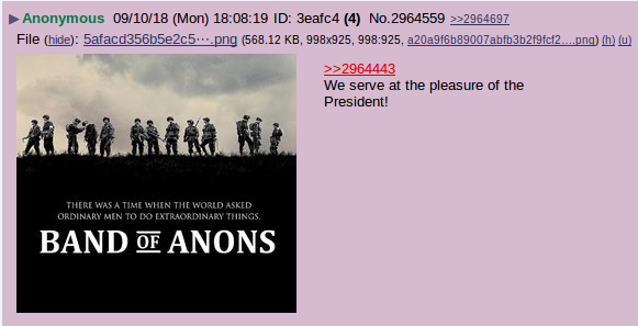 #Qanon #8chan #Post #Today #BandofAnons #Oscar