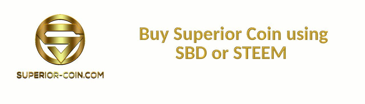 Buy SuperiorCoin with Steem and Steem Dollar on Steemit