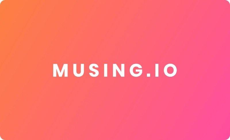 Musing.io - Incentivized Q&A on the blockchain